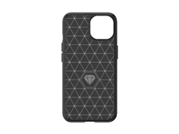 Capa Concha Flexível Padrão para iPhone 15 GENERIC Carbono Azul