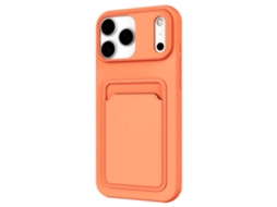 Capa Para Iphone 17 Pro Com Compartimento Para Cartão