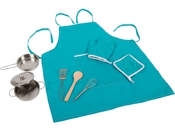 Cooking Set With Apron SMALL FOOT COMPANY (Idade minima recomendada: 3 anos)