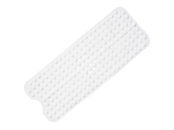 Tapete de Banheiro Antiderrapante e Impermeável , Tapete para Uso Doméstico, Material de Pvc. MDUG (branco)