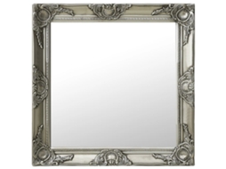 Wall Mirror, Wall Mirrors Vidaxl Prateado Madeira (60 X 60 Cm)