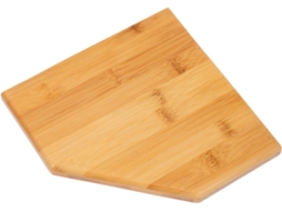 Prateleira De Canto Triangular Mikikit, Suporte De Parede, Estilo Rústico Em Bambu, Fácil De Instalar, Ideal Para