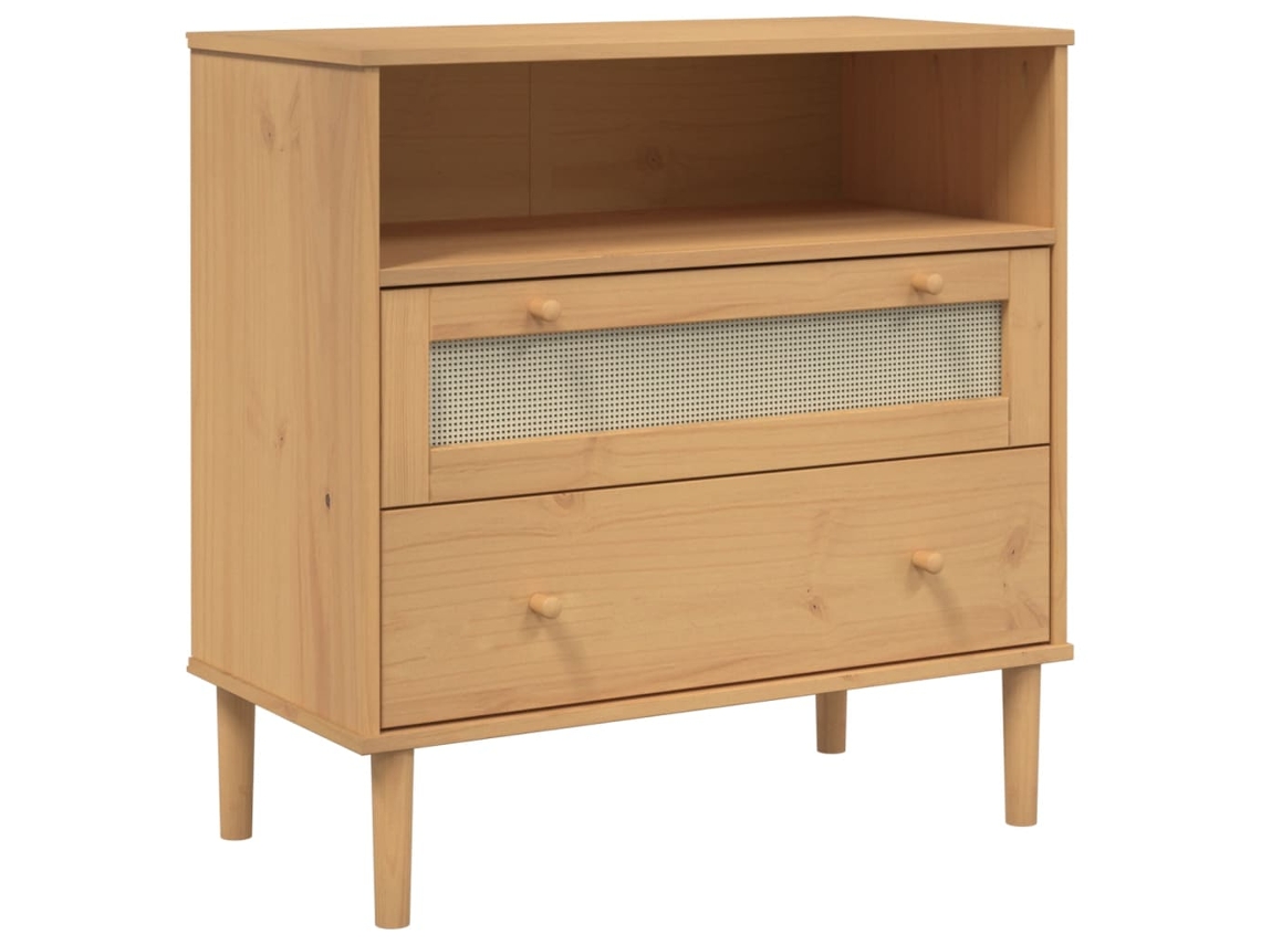 Sideboard, Sideboards Vidaxl Marrom Madeira De Pinho (n/a)