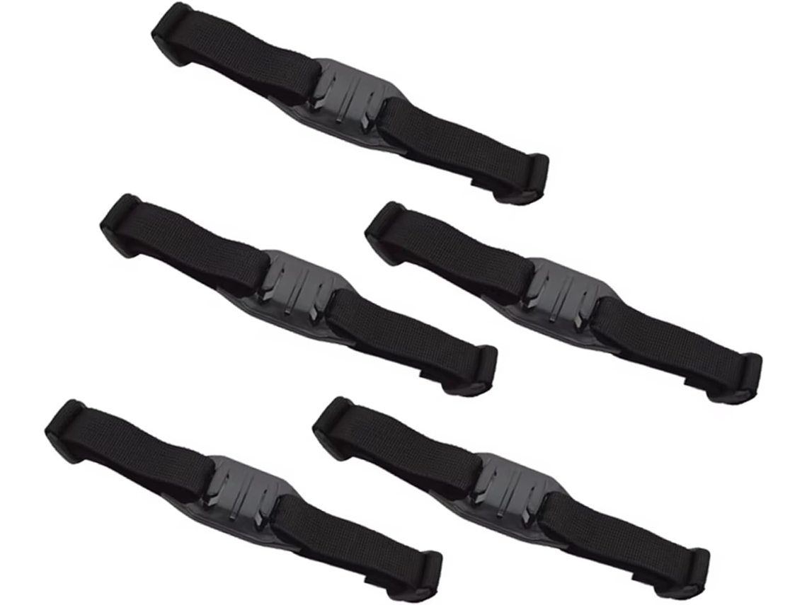 Alça De Nylon Resistente Para Capacete De Câmeras De Ação, Com Base De Liberação Rápida E Fivelas Ajustáveis