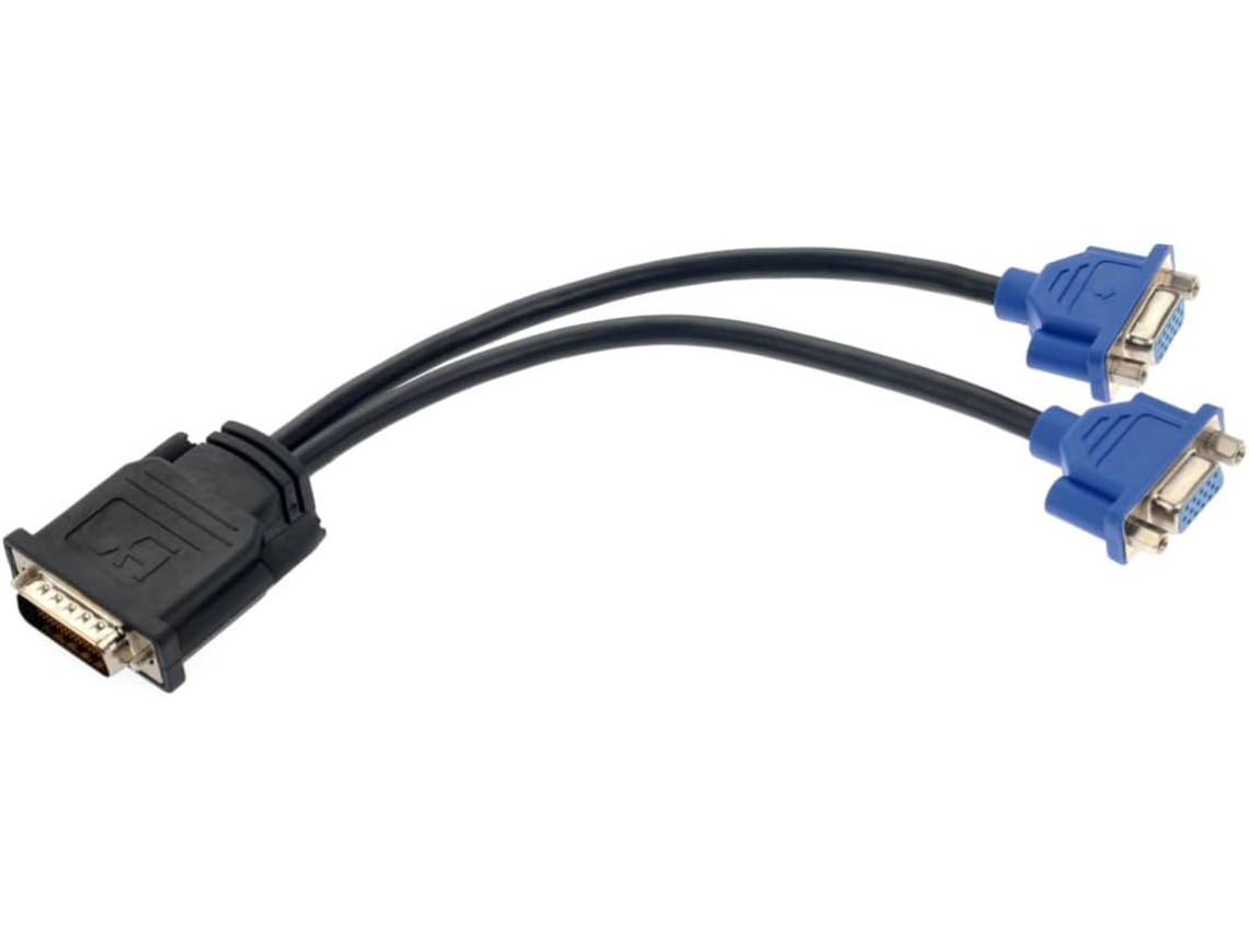Cabo Adaptador De Vídeo Vga Duplo Macho Para Fêmea, Divisor Vga Para Computador E Uso No Escritório Gokoco