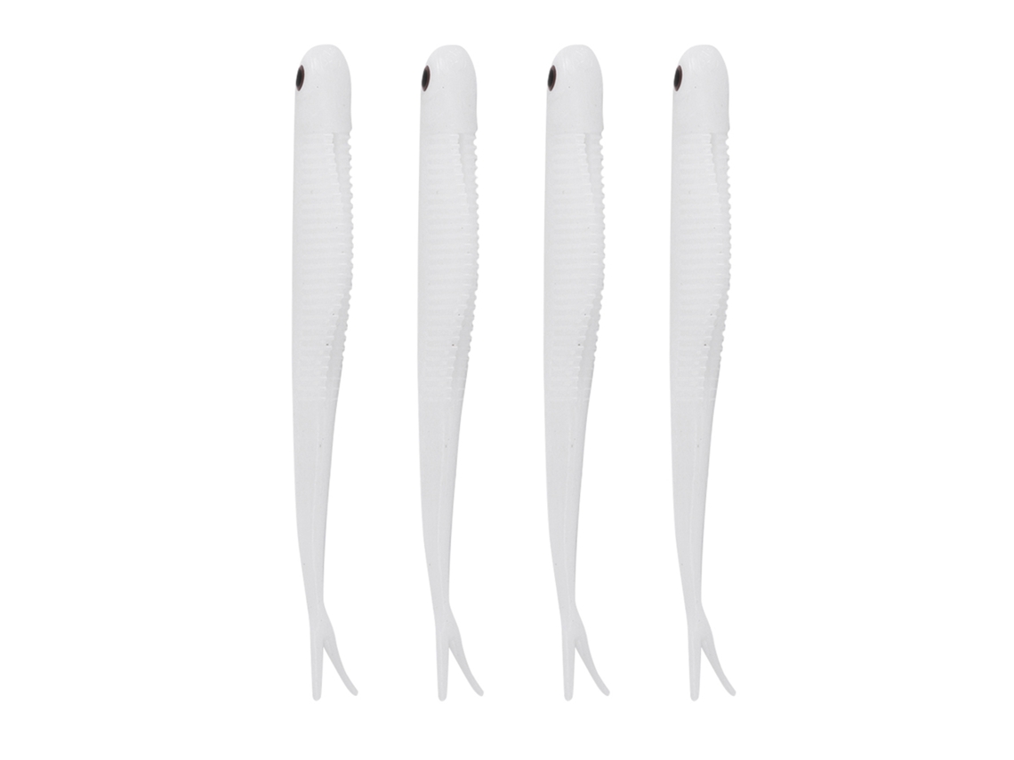Lure (simulated Bait With Forked Tail Wiggle) Single-tail Maggot Soft Bait Ar58 Long-tail Fish 123mm 6.5g Two-color 4-piece Pack
