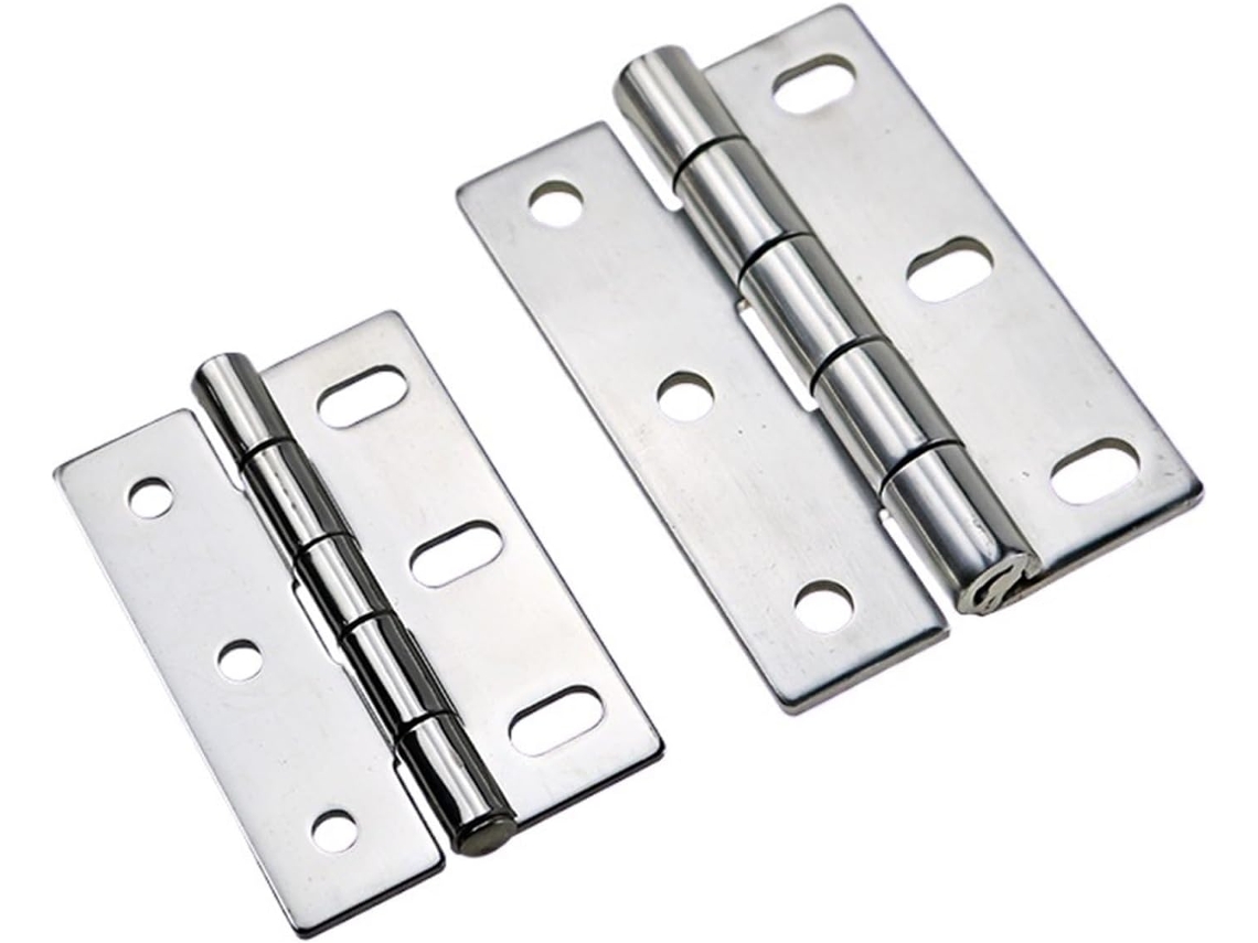 Dobradiça Assimétrica Para Furo Na Cintura Em Aço Inoxidável 304, 1 Peça Xg02-046-1s 31 304