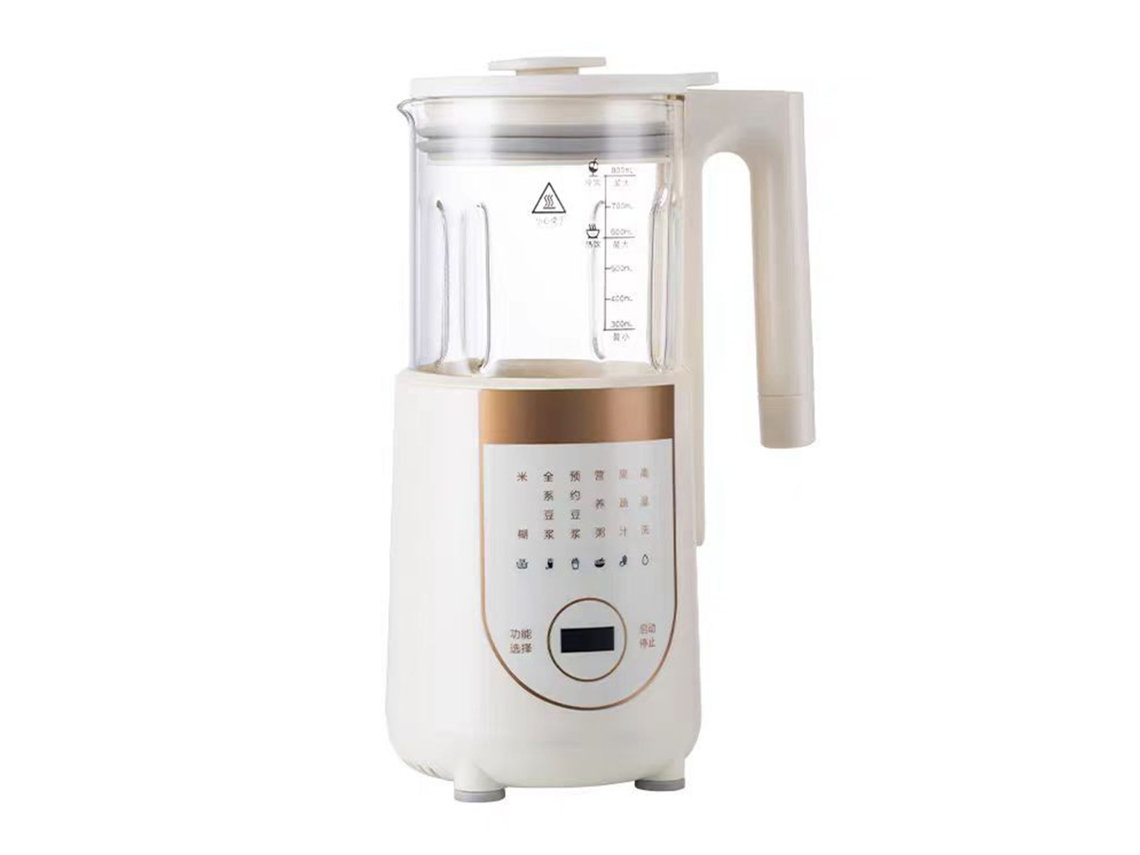 Máquina de Leite Automática Dual Quente e Frio Multifuncional 600ml para Soja e Nozes Controle por Toque