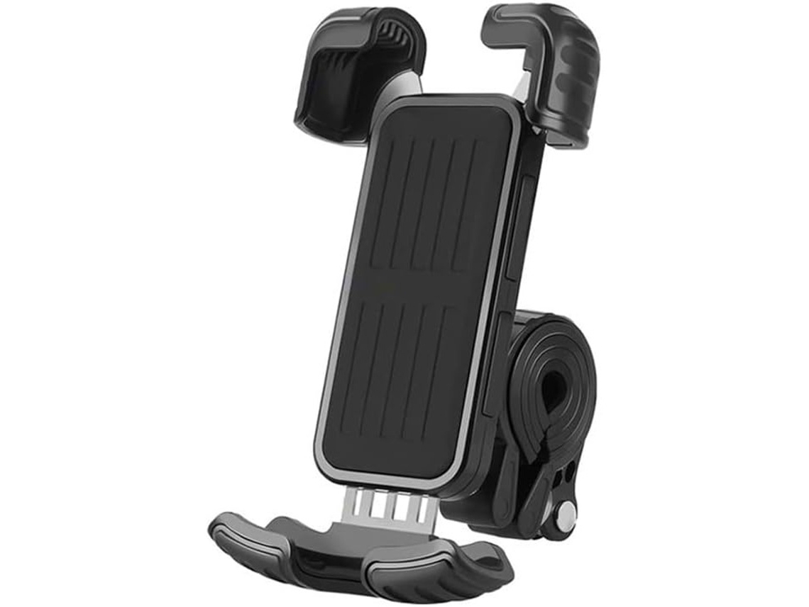 Suporte para Celular no Guidão de Motocross, Suporte para Celular para Motocicleta, Scooter Elétrica e Bicicleta JYTGALX (preto)