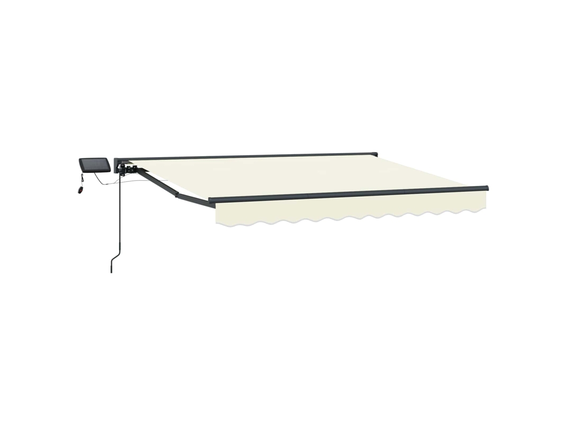 Conjunto 1 Toldo Manual Vidaxl Antracite Alumínio (3,5 X 2,5 M)