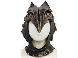 Máscara facial de látex para cosplay, festa e decoração LAXISCREED