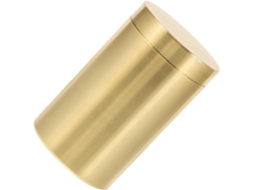 Pote De Armazenamento Em Latão Dourado Com Tampa Hermética Para Casa, Resistente E Durável, Adequado Para Café E Aveia