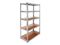 Estante Metálica Galvanizada 875 kg com 5 Prateleiras (180 x 90 x 40 cm) - DASCK