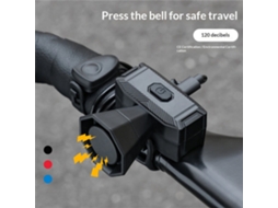West Biking Mini Buzina 120db Controle Fio Preto Tipo C 5 Modos Alerta Ip Segurança Ciclismo Montanha