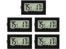 Lurelia Termohigrómetro Digital, Ecrã Lcd