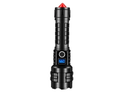 Potente Lanterna Tática Led P70 Com 3 Modos De Visualização De Energia Usb E Martelo De Auto-resgate Para Emergências Em Janelas Partidas