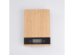 2026 básculas de Cozinha Eletrônica Profissional de Alta Precisão 5kg/1g com Painel de Bambu e Abs