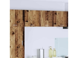 Vidaxl Armário Suspenso Madeira Antiga E Branco 40 X 31 X 40 Cm