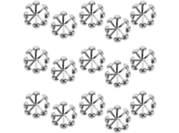 100 Tachinas de Metal com Cabeça Redonda para Scrapbooking