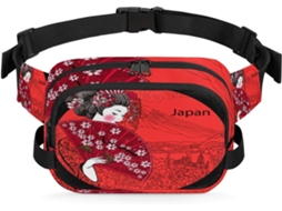 Pochete Japonesa para Mulheres 22 8 X 6 3 X 15 5 Cm Design Diy Pa Impermeável de Alta Qualidade