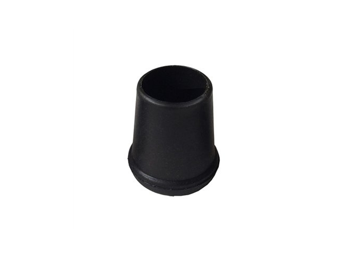 Saco Com 25 Pontas De Borracha Preta 22mm Plastics Ramon