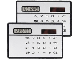Calculadora Solar Ultrafina, Calculadora De Bolso Portátil Mini Slim Para Escola, Casa E Escritório Olysi Shop (1 Pacote)