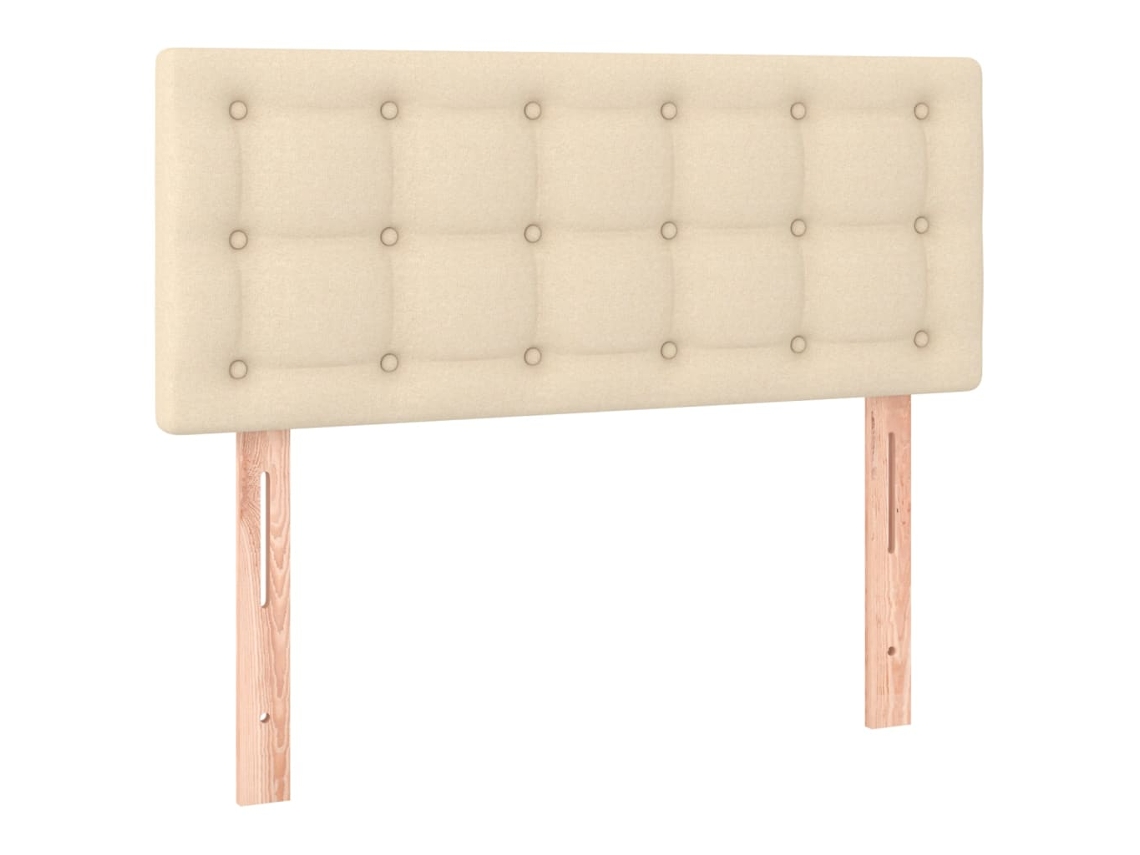 Cabeceira de Cama Tecido 90x5x78/88 Cm Creme MAISON EXCLUSIVE
