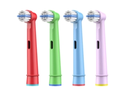4 Cabeças Jovens, Compatível com Oral b Eb30 Triple Clean, Indicado para Adolescentes, Remove Placa com Eficácia STELASPLEN