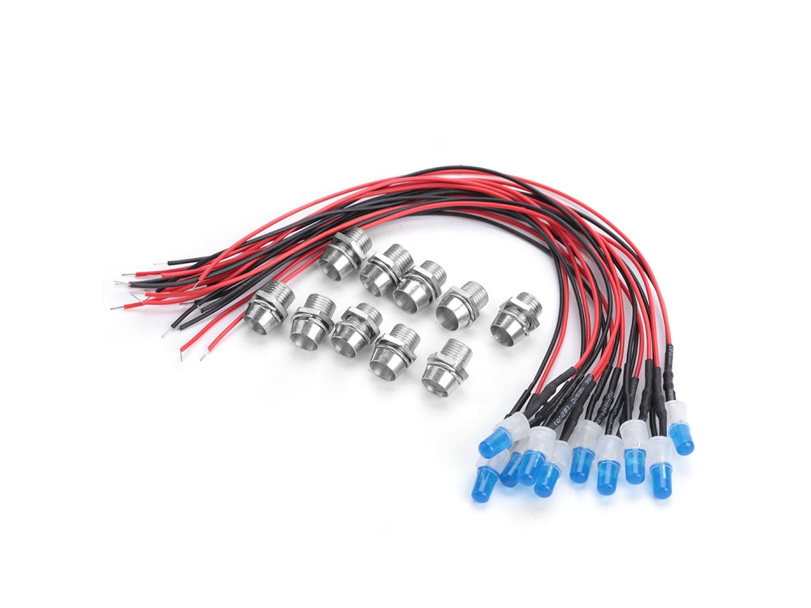Laxiscreed - Lâmpadas Led 12v Pré-conectadas, Emissão Contínua, Tamanho 8mm Para Iluminação Eficiente
