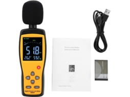 Medidor de Nível Sonoro Digital 130 Db USB SFUSHOS