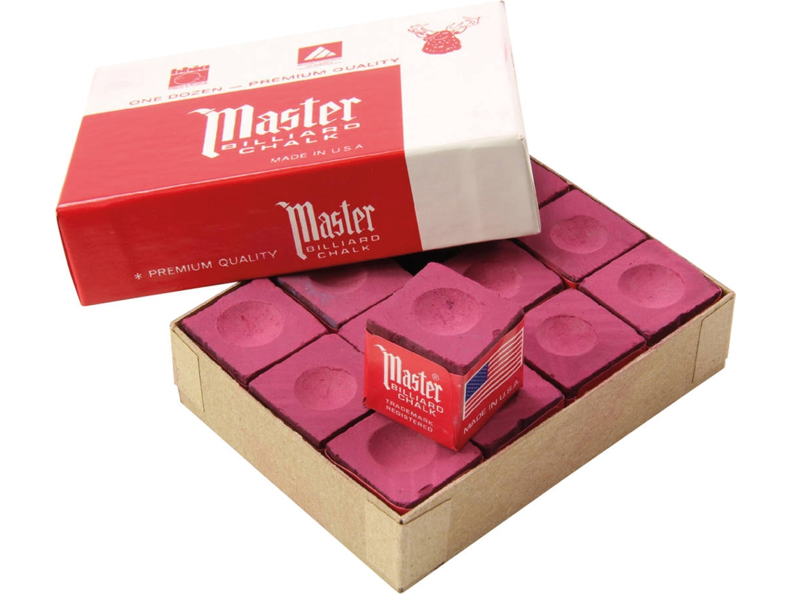 Giz Bilhar TWEETEN Master Burgundy 12 unid 3003.080