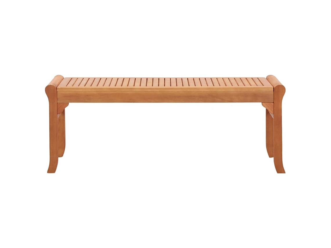 Maison Exclusive - Banco De Jardim 2 Lugares 120 Cm Madeira De Eucalipto Maciça