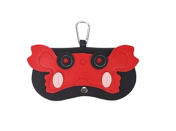Bolsa Portátil Para Óculos Decorativa Crab Padrão Preta