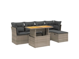 Garden Sofa Set, Garden Sofa Sets Vidaxl Cinzeto Rattan / Vime (n/a)
