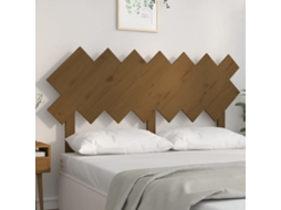 Vidaxl Cabeceira De Cama 141x3x80,5 Cm Pinho Maciço Castanho Mel