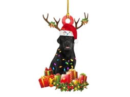Laxiscreed Placa De Madeira Natalícia Para Cão, Decoração De Casa E Árvore De Natal