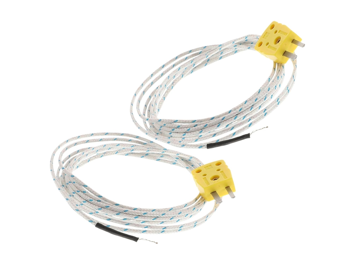 Conjunto De 2 Sondas De Temperatura Tipo Termopar K De 3 Metros, Mini Sensor 50