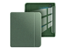 Capa para Kobo Libra 2 de 7 Polegadas, em Acrílico com Glitter Verde Escuro SIURN
