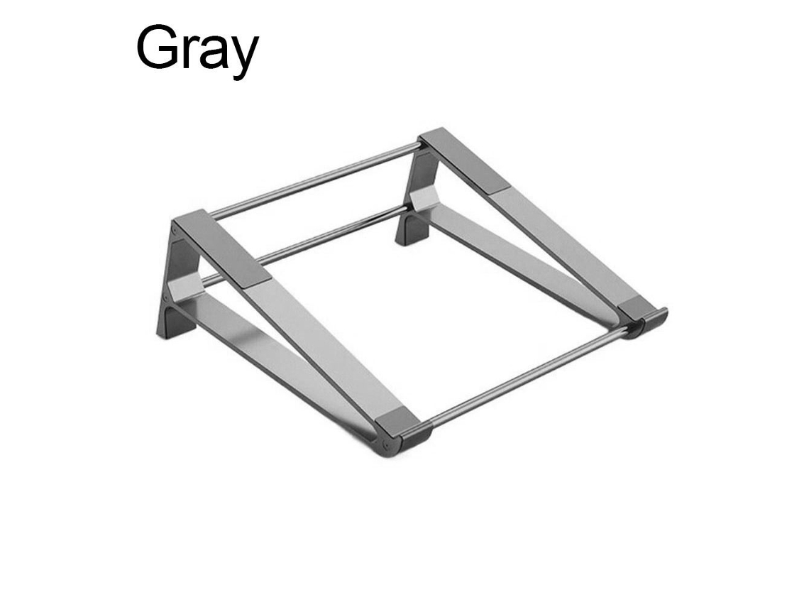 Lurelia Suporte Para Portátil Ergonómico, Antiderrapante, Com Ventilação, Em Liga De Alumínio, Para 17 Polegadas, Em Cinzento