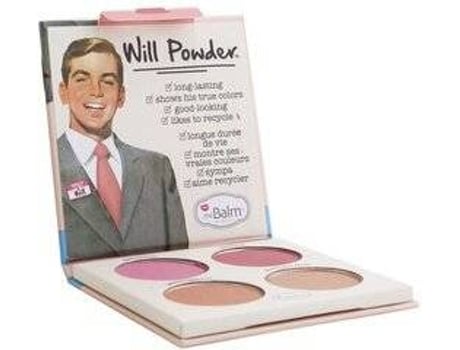 Bálsamo Labial THEBALM The Face Will Powder Quad (10 g)
