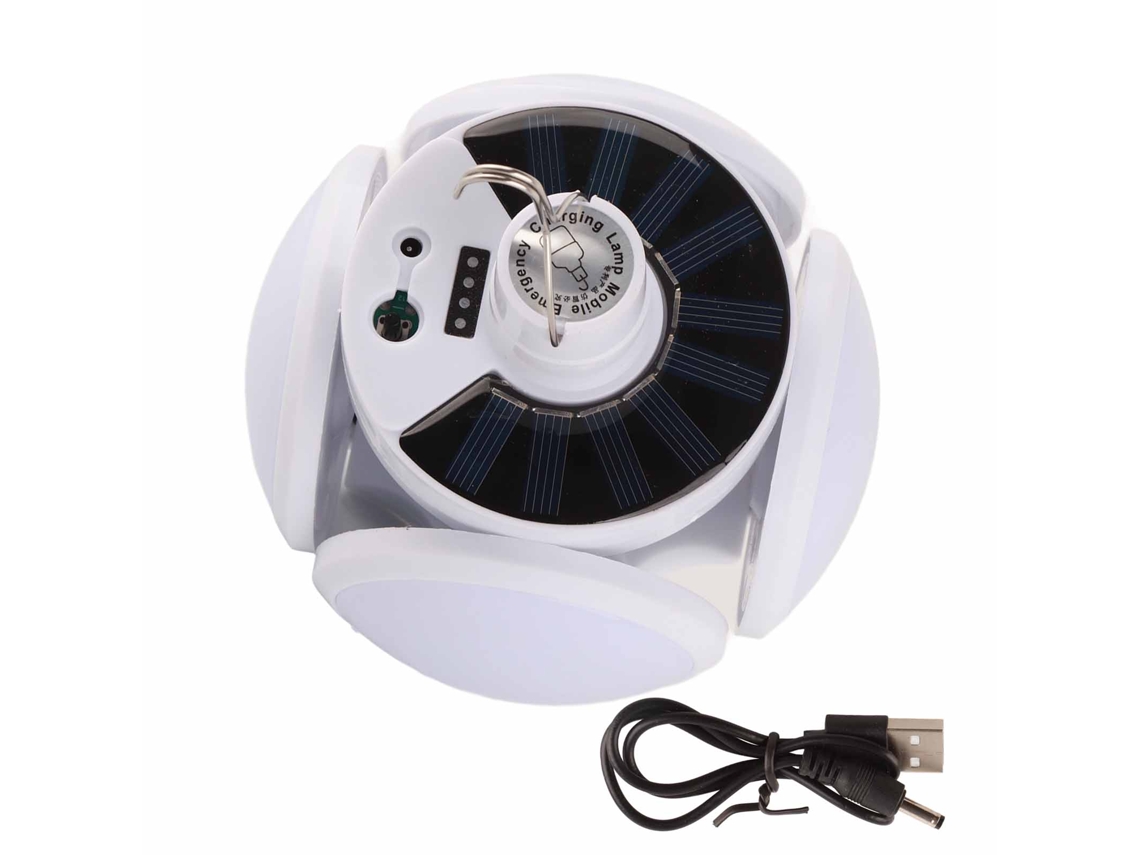 Lâmpada De Bola Solar Com Carregamento Usb, Lâmpada Led Para Acampamento E Noite, Luz Solar Portátil