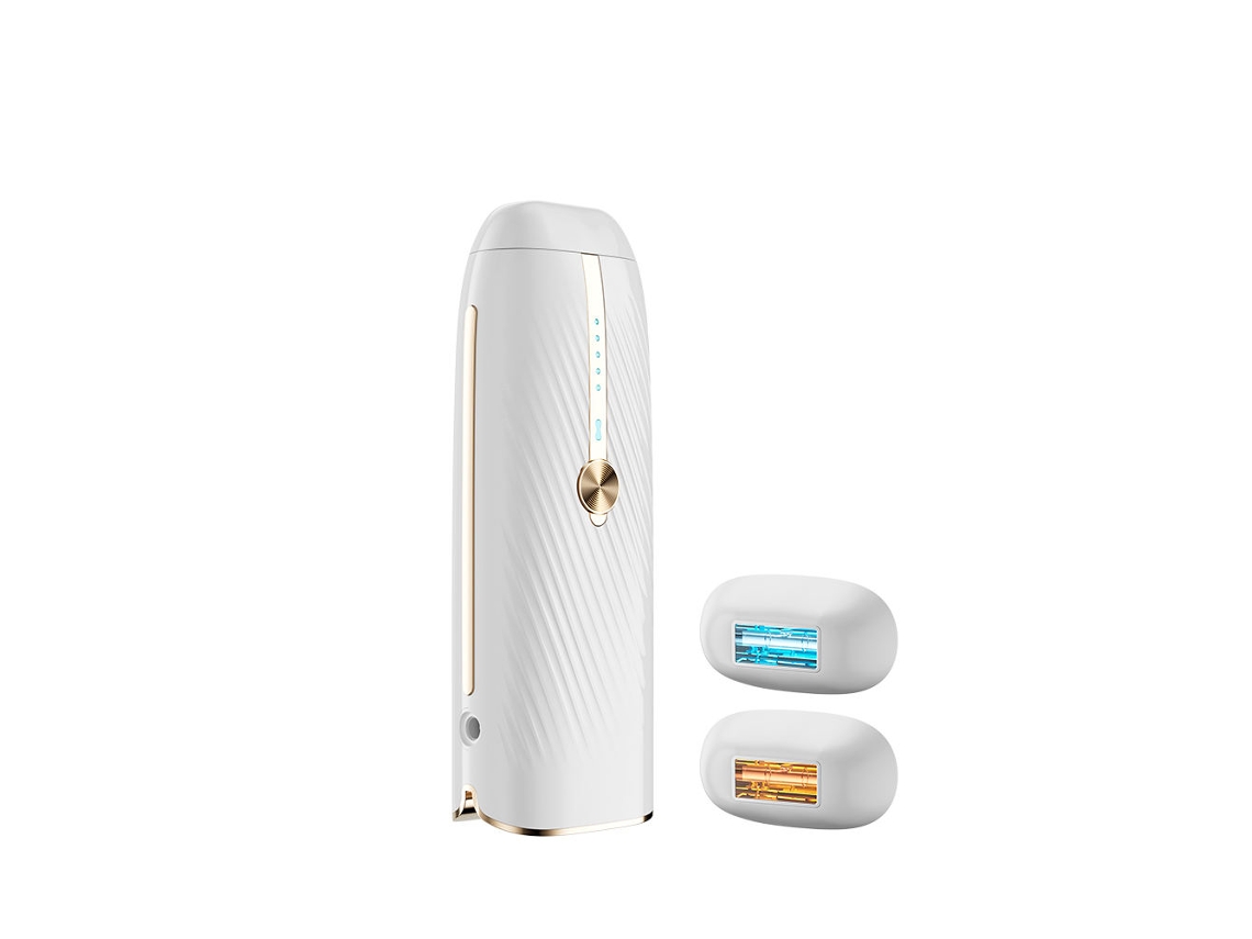 Depilador Ipl 21j Com Tecnologia De Pulso Duplo E Resfriamento Com Gelo (branco)