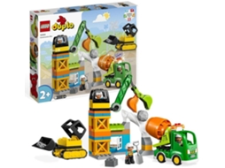 LEGO DUPLO: Town Área de Construção – set de brinquedo de construção educativo para idades 2+ (61 peças)