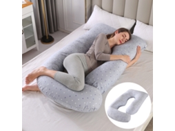 Almofada para Grávidas, Travesseiro de Corpo Inteiro, Item Essencial para a Maternidade SPQMENT (65x90x175cm estrela)