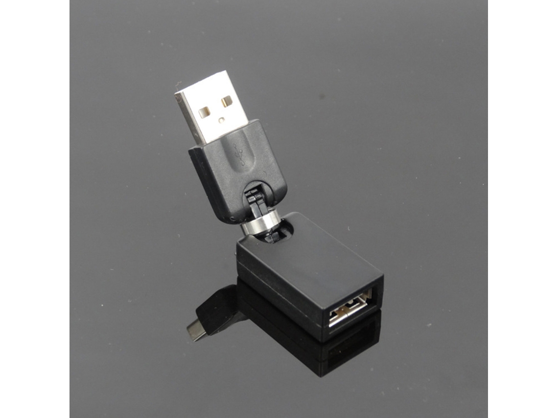 Aetheria adaptador Usb a Macho para Fêmea com Rotação 360 Graus para Pc Laptop Tv Celular