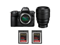 Z8 + Z 85mm F/1.2 S + 2 Sandisk 256gb Extreme Pro Cfexpress Type B Máquina Fotográfica Híbrida Full frame + Ebook Pricedirect NIKON