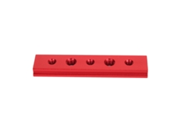 Rail De Corte Ângulo 100mm Ranura T Alumínio Para Carpintaria Com Taladros Fixture Mesa De Trabalho Vermelho