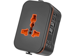 Adaptador De Viagem Universal. Adaptador De Viagem Universal Com 2 Portas Usb E, C