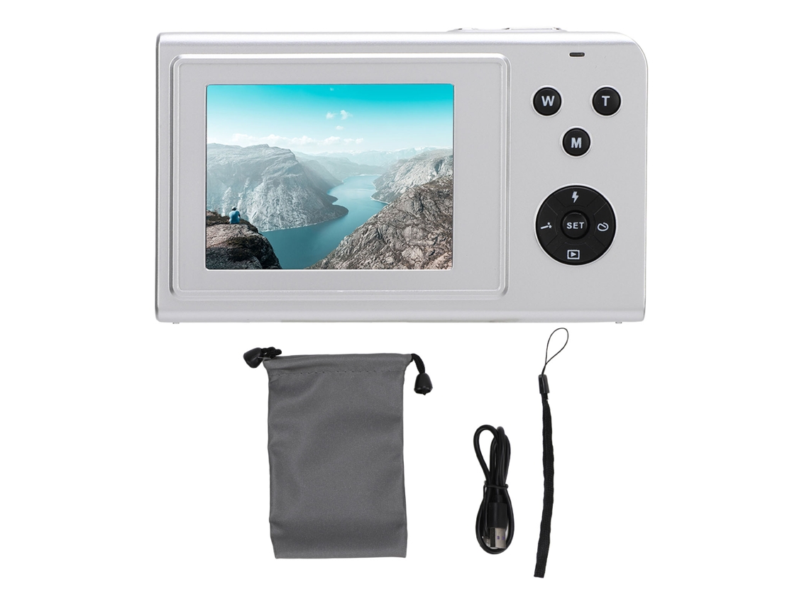 2026 câmara Digital 4k para Vlogging com Zoom 16x e Funcionalidades Inteligentes