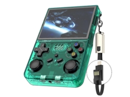 Console De Videogame Portátil R36xx Com Tela De 3,5 Polegadas, Controle De Arcade Retrô, Versão Padrão, Cartão Tf De 64 Gb Ly Ebike